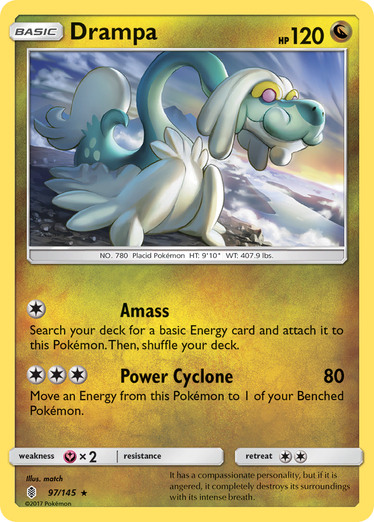 Drampa (97/145) [Sun & Moon: Guardians Rising] | Anubis Games and Hobby