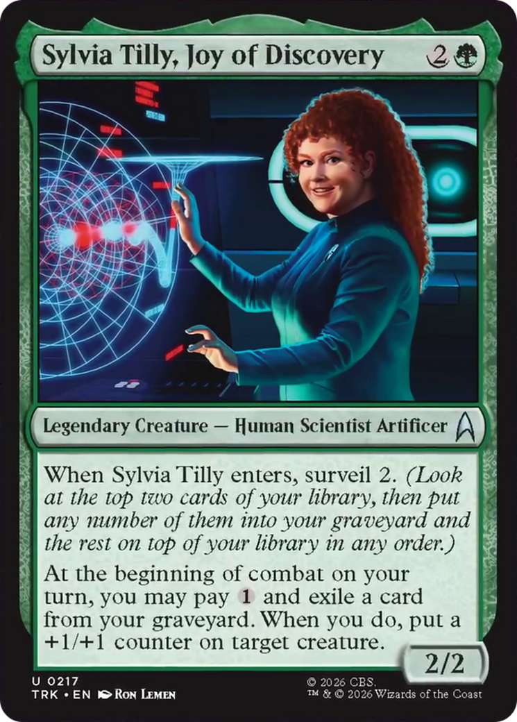 Sylvia Tilly, Joy of Discovery [Star Trek] | Anubis Games and Hobby