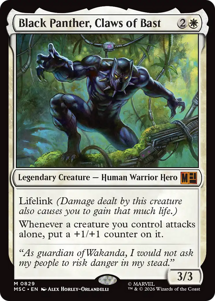 Black Panther, Claws of Bast [Marvel Super Heroes Commander] | Anubis Games and Hobby