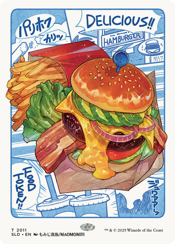 Food Token (2011) (Rainbow Foil) [Secret Lair Drop Series] | Anubis Games and Hobby