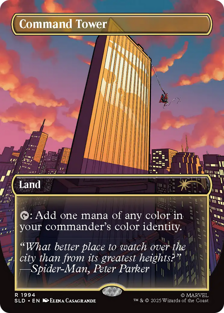 Command Tower (1994) (Rainbow Foil) [Secret Lair Drop Series] | Anubis Games and Hobby