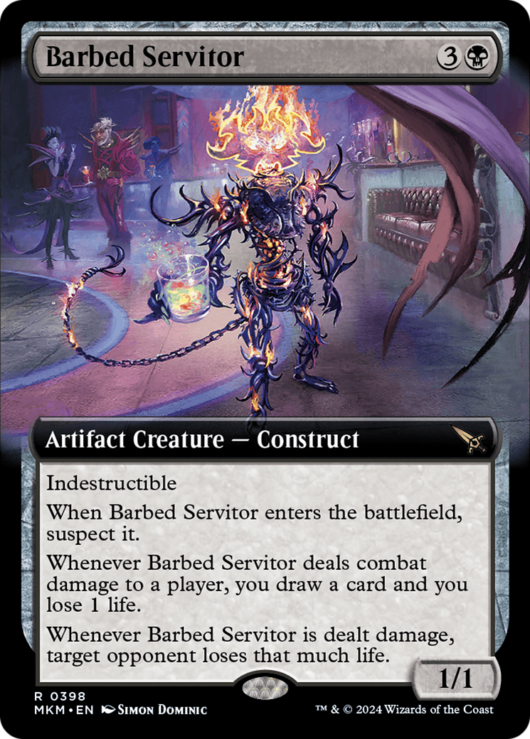 Barbed Servitor (Extended Art) [Murders at Karlov Manor] | Anubis Games and Hobby