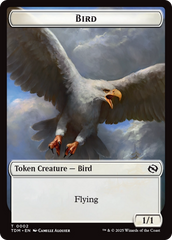 Thopter // Bird Double-Sided Token [Tarkir: Dragonstorm Commander Tokens] | Anubis Games and Hobby