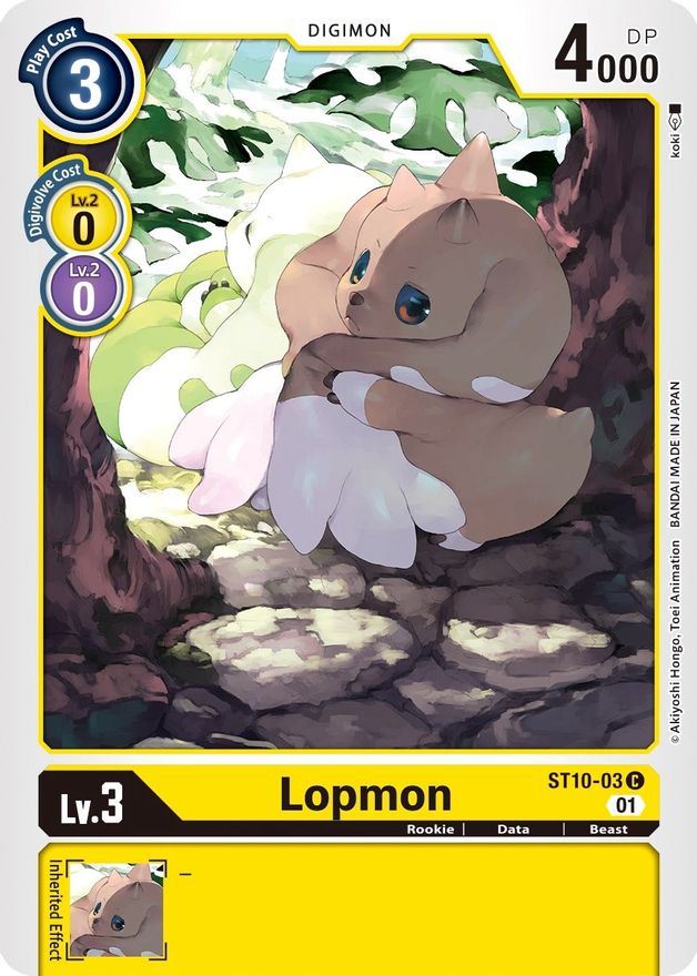Lopmon [ST10-03] [Starter Deck: Parallel World Tactician] | Anubis Games and Hobby