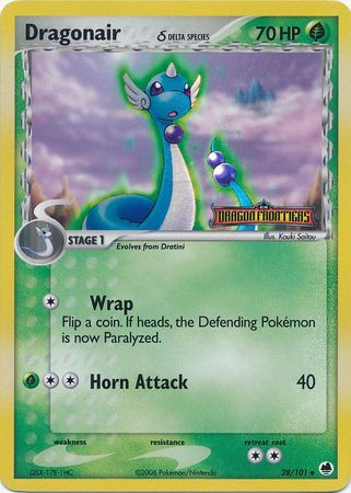 Dragonair (28/101) (Delta Species) (Stamped) [EX: Dragon Frontiers] | Anubis Games and Hobby