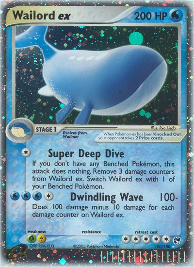 Wailord ex (100/100) [EX: Sandstorm] | Anubis Games and Hobby