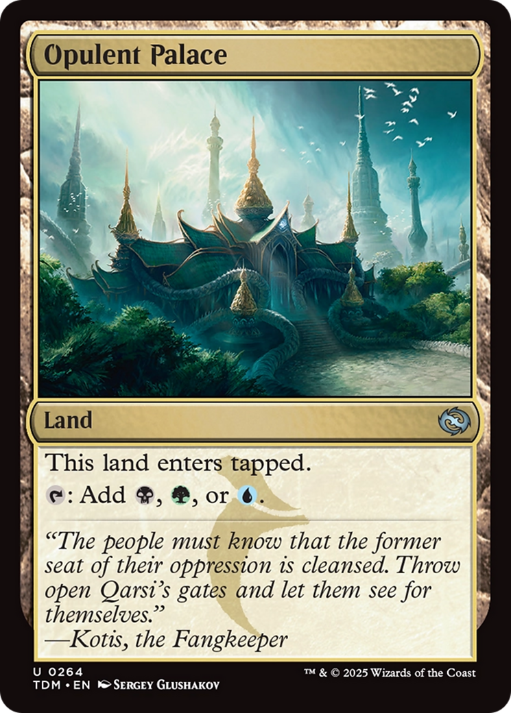 Opulent Palace [Tarkir: Dragonstorm] | Anubis Games and Hobby