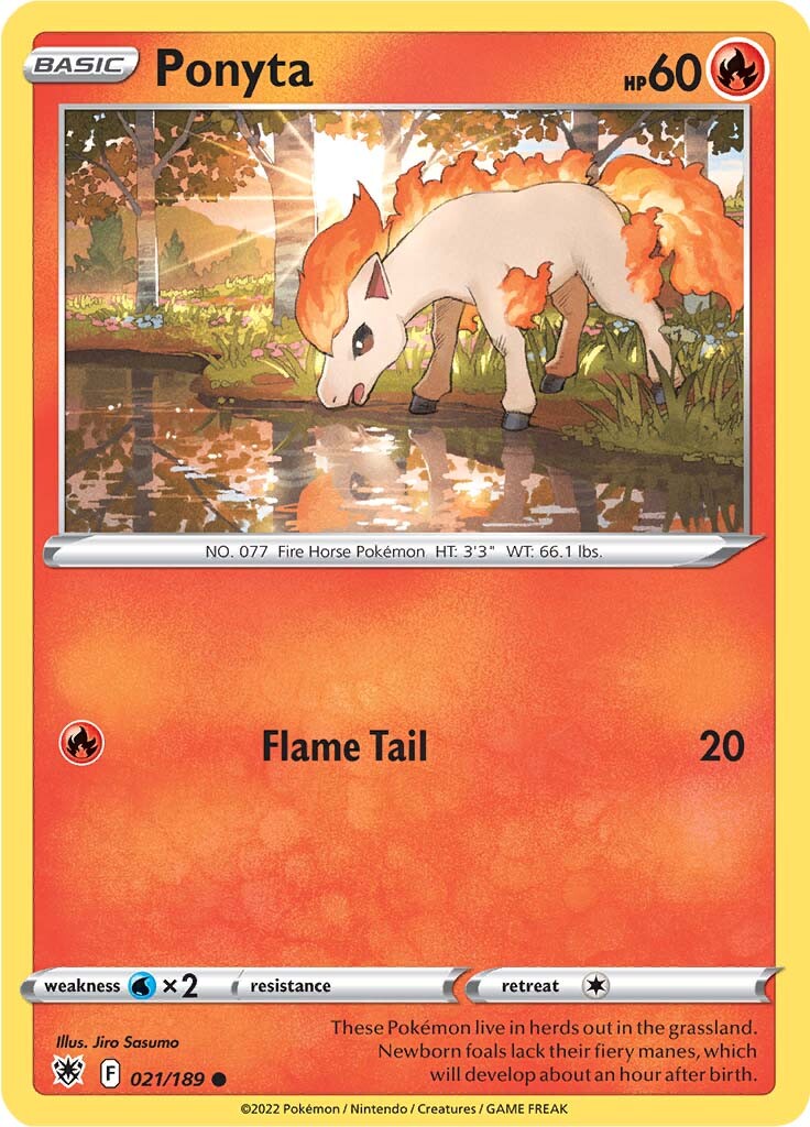 Ponyta (021/189) [Sword & Shield: Astral Radiance] | Anubis Games and Hobby