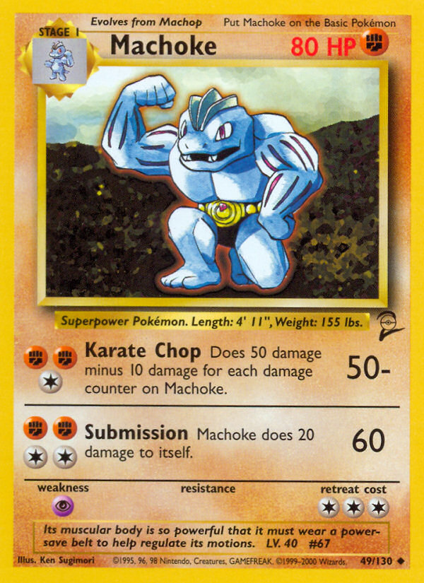 Machoke (49/130) [Base Set 2] | Anubis Games and Hobby