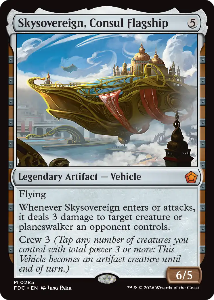 Skysovereign, Consul Flagship [Foundations Commander] | Anubis Games and Hobby