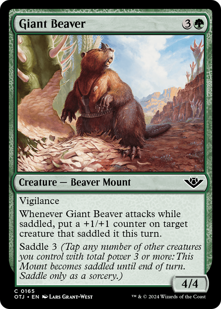 Giant Beaver [Outlaws of Thunder Junction] | Anubis Games and Hobby