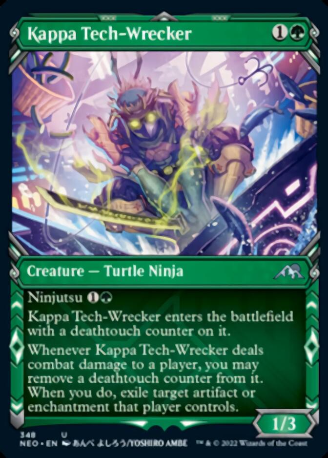 Kappa Tech-Wrecker (Showcase Ninja) [Kamigawa: Neon Dynasty] | Anubis Games and Hobby