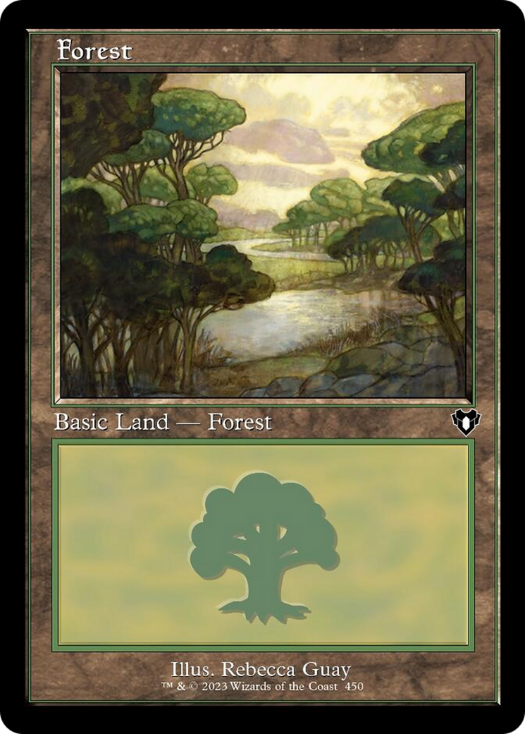 Forest (450) (Retro) [Commander Masters] | Anubis Games and Hobby