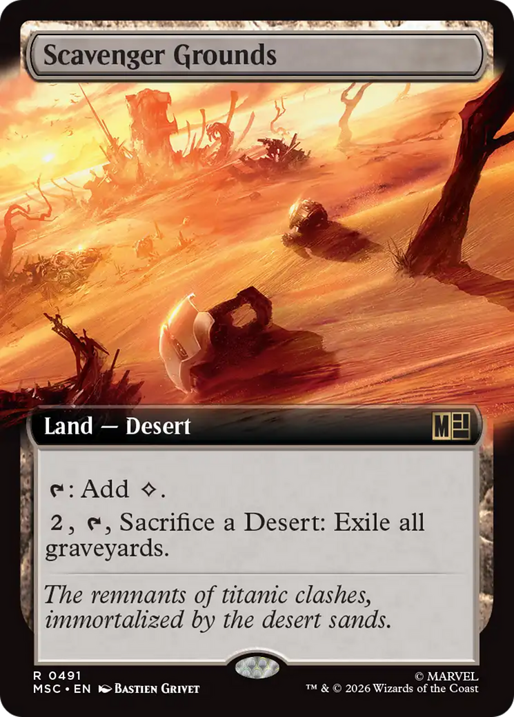Scavenger Grounds (Extended Art) [Marvel Super Heroes Commander] | Anubis Games and Hobby