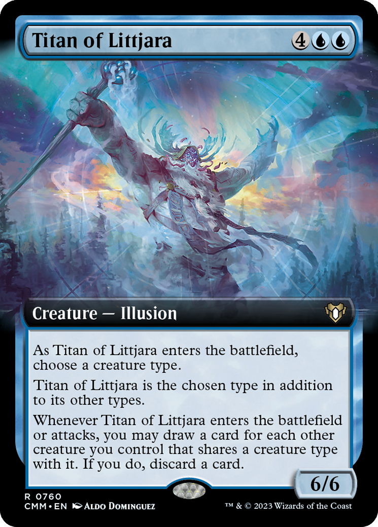 Titan of Littjara (Extended Art) [Commander Masters] | Anubis Games and Hobby