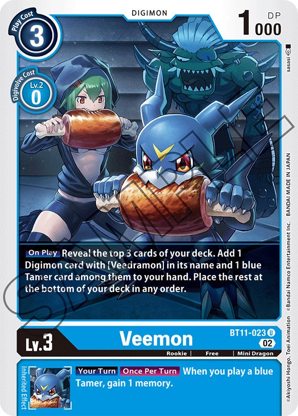 Veemon [BT11-023] [Dimensional Phase] | Anubis Games and Hobby