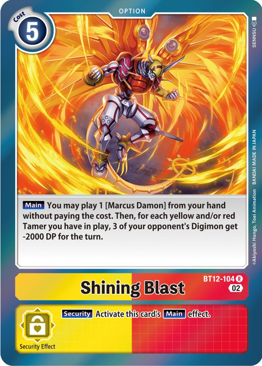 Shining Blast [BT12-104] [Across Time] | Anubis Games and Hobby