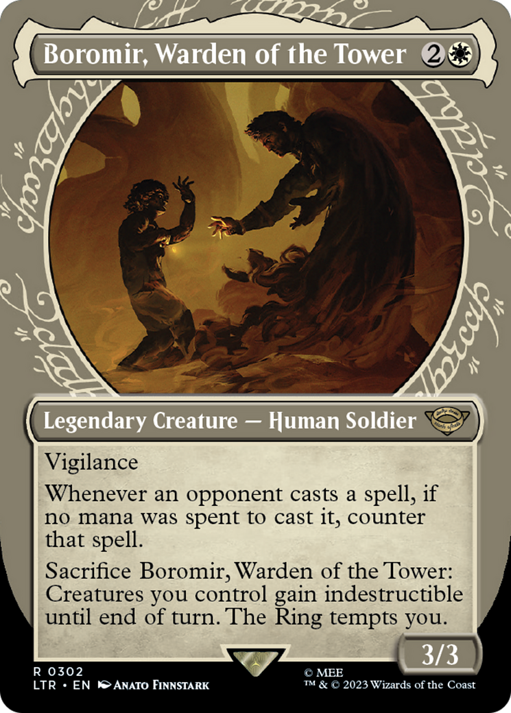 Boromir, Warden of the Tower (Showcase Ring Frame) [The Lord of the Rings: Tales of Middle-Earth] | Anubis Games and Hobby