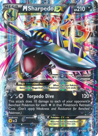 M Sharpedo EX (XY200) (Jumbo Card) [XY: Black Star Promos] | Anubis Games and Hobby