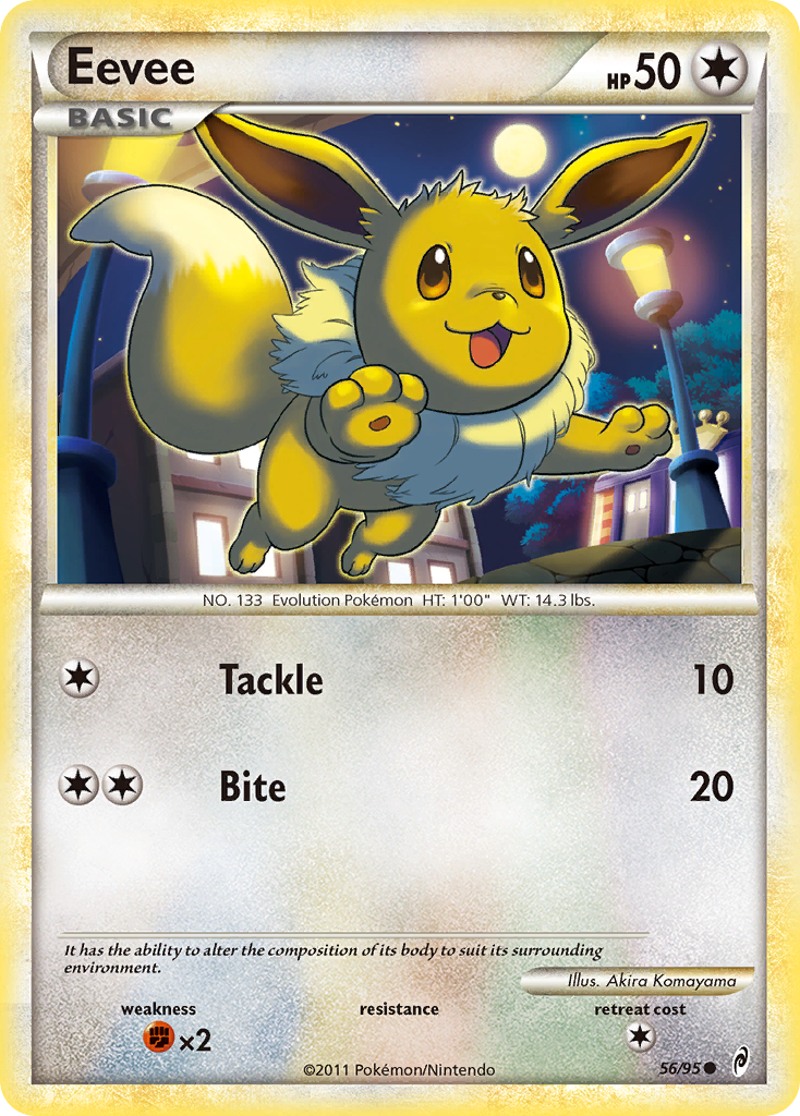 Eevee (56/95) [HeartGold & SoulSilver: Call of Legends] | Anubis Games and Hobby