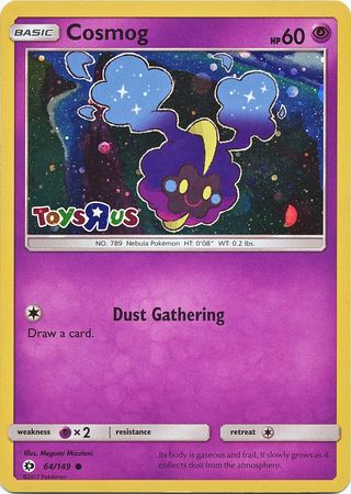 Cosmog (64/149) (Toys R Us Promo) [Sun & Moon: Base Set] | Anubis Games and Hobby