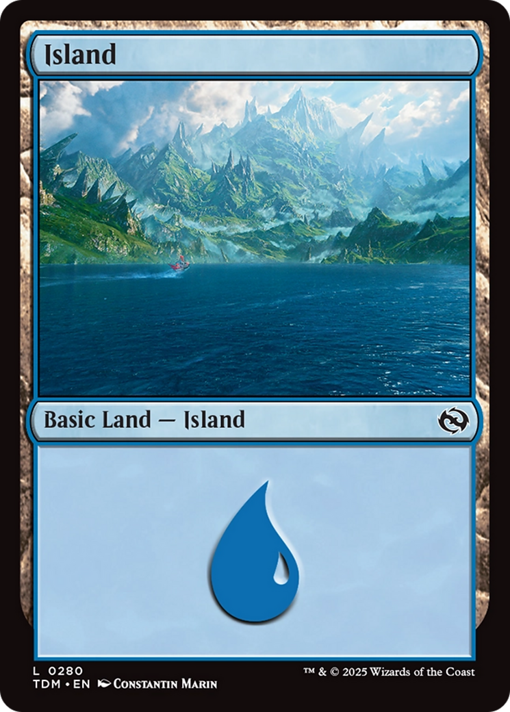 Island (0280) [Tarkir: Dragonstorm] | Anubis Games and Hobby