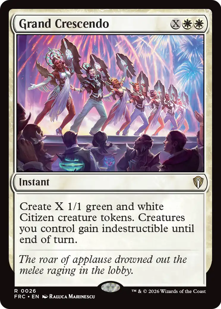 Grand Crescendo [Reality Fracture Commander] | Anubis Games and Hobby