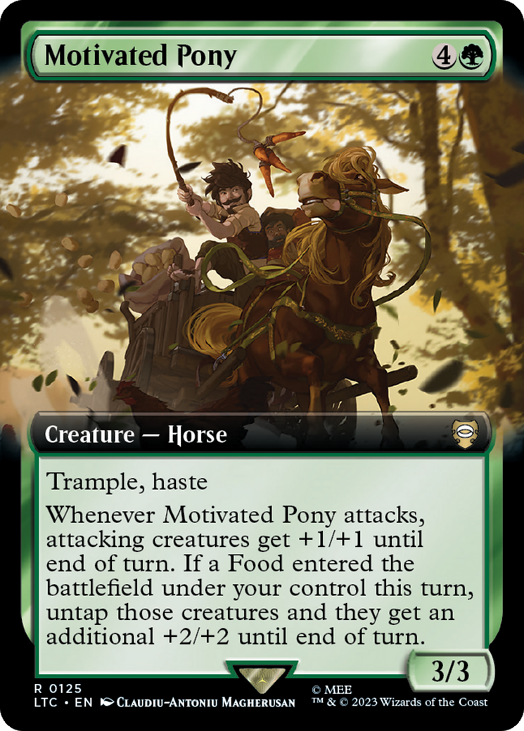 Motivated Pony (Extended Art) [The Lord of the Rings: Tales of Middle-Earth Commander] | Anubis Games and Hobby