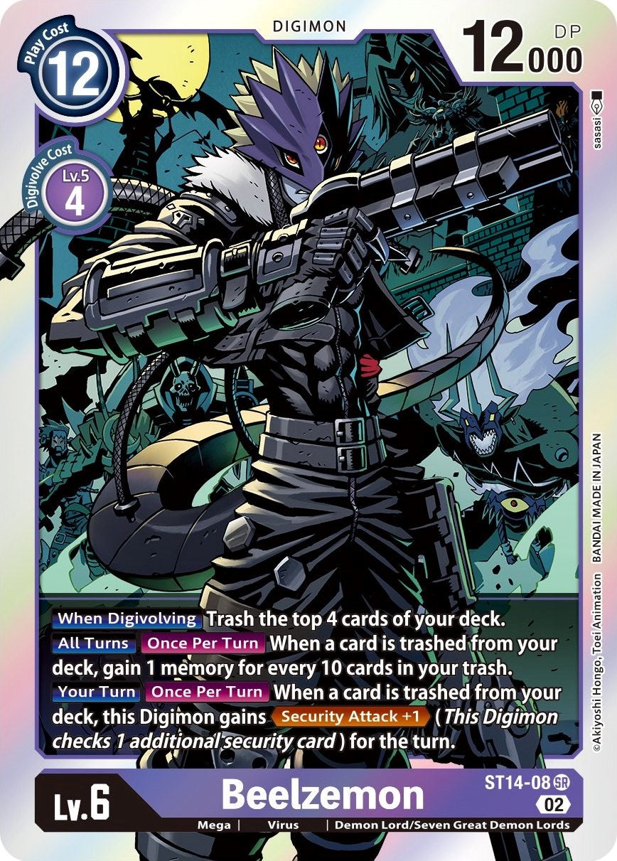 Beelzemon [ST14-08] [Starter Deck: Beelzemon Advanced Deck Set] | Anubis Games and Hobby