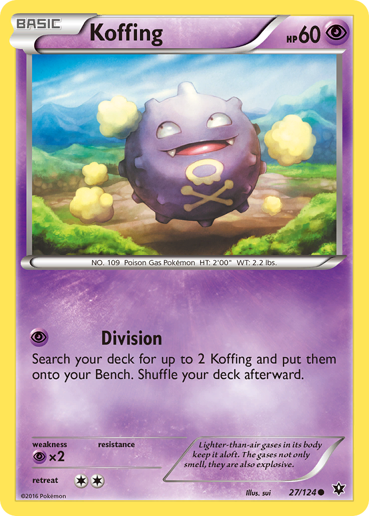 Koffing (27/124) [XY: Fates Collide] | Anubis Games and Hobby