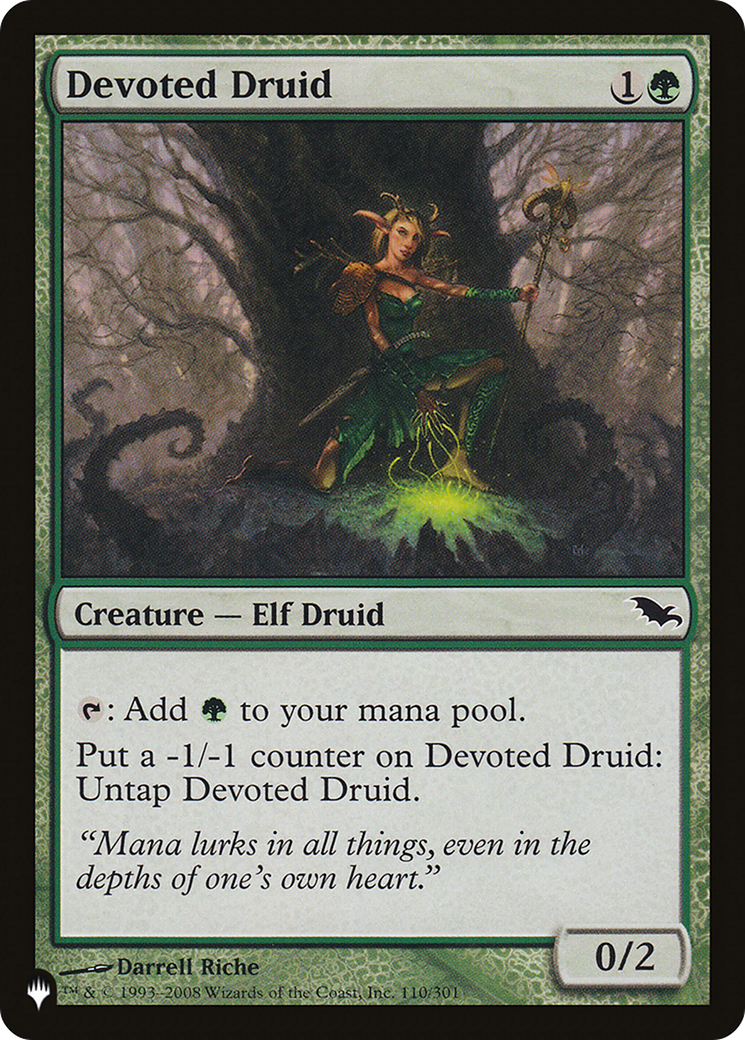 Devoted Druid (SHM) [The List Reprints] | Anubis Games and Hobby