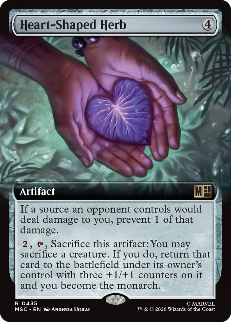 Heart-Shaped Herb (Extended Art) [Marvel Super Heroes Commander] | Anubis Games and Hobby