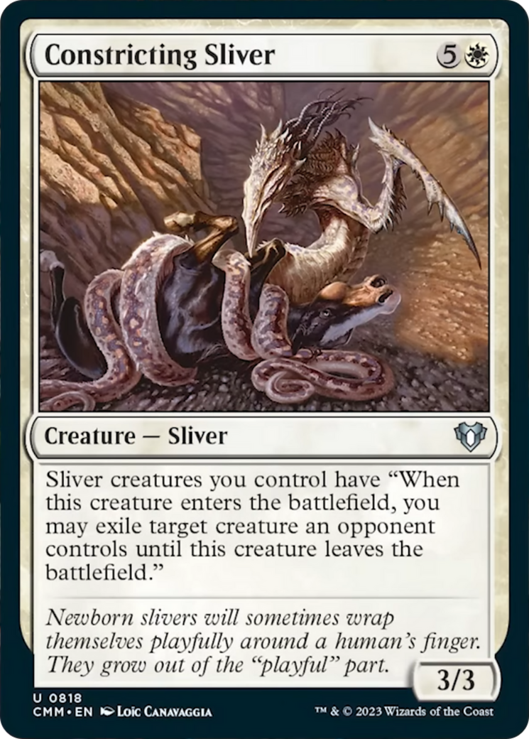 Constricting Sliver [Commander Masters] | Anubis Games and Hobby