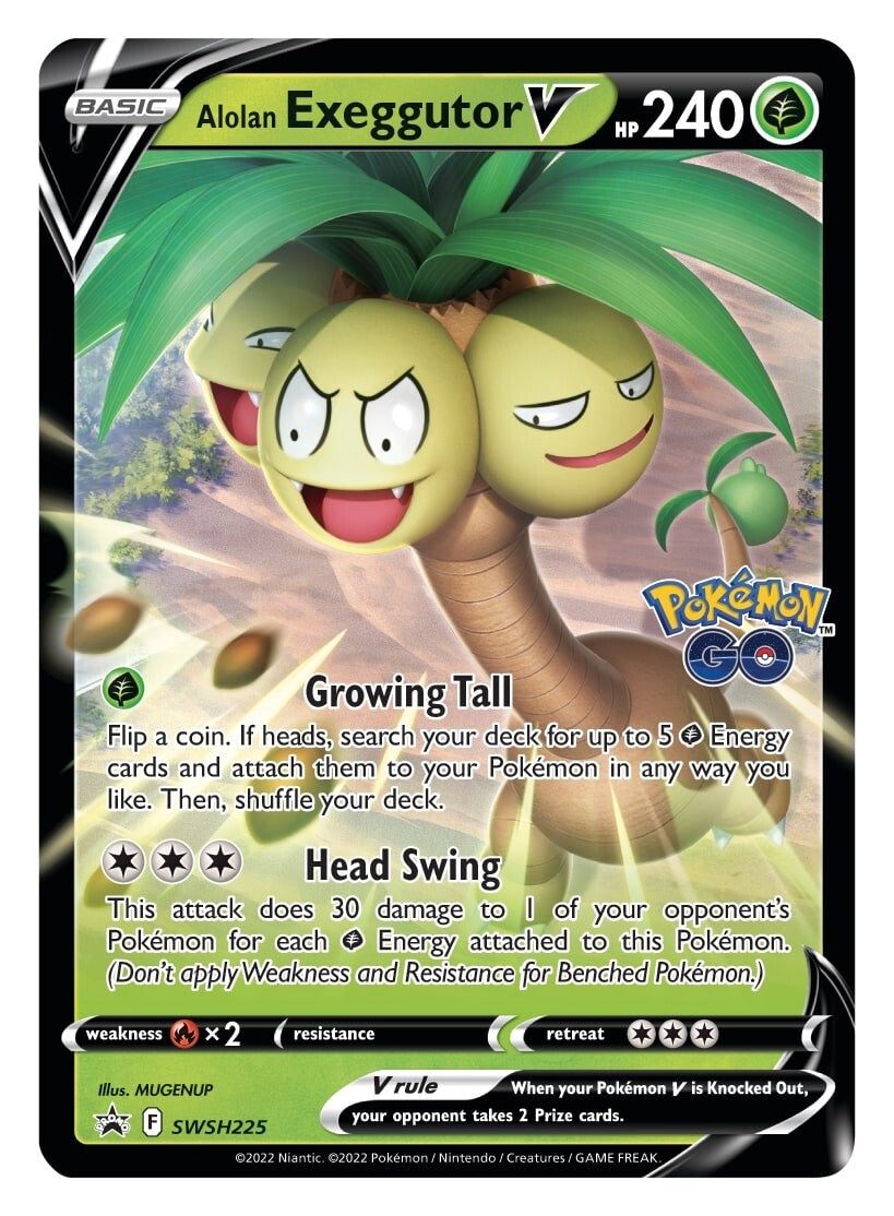 Alolan Exeggutor V (SWSH225) [Sword & Shield: Black Star Promos] | Anubis Games and Hobby