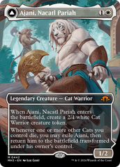 Ajani, Nacatl Pariah // Ajani, Nacatl Avenger (Borderless) [Modern Horizons 3] | Anubis Games and Hobby