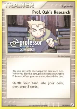 Prof Oaks Research (98/112) (2004 2005) [Professor Program Promos] | Anubis Games and Hobby