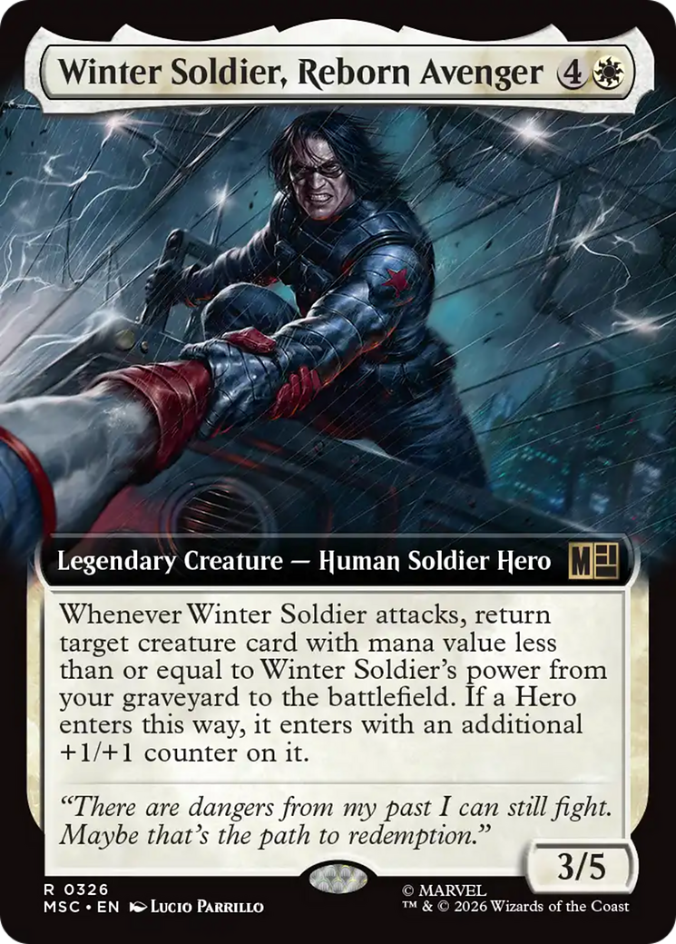 Winter Soldier, Reborn Avenger (Extended Art) [Marvel Super Heroes Commander] | Anubis Games and Hobby