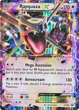 Rayquaza EX (XY69) (Jumbo Card) [XY: Black Star Promos] | Anubis Games and Hobby