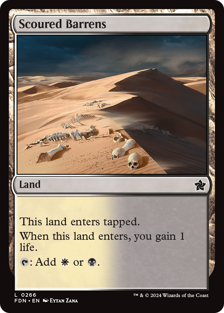 Scoured Barrens [Foundations] | Anubis Games and Hobby