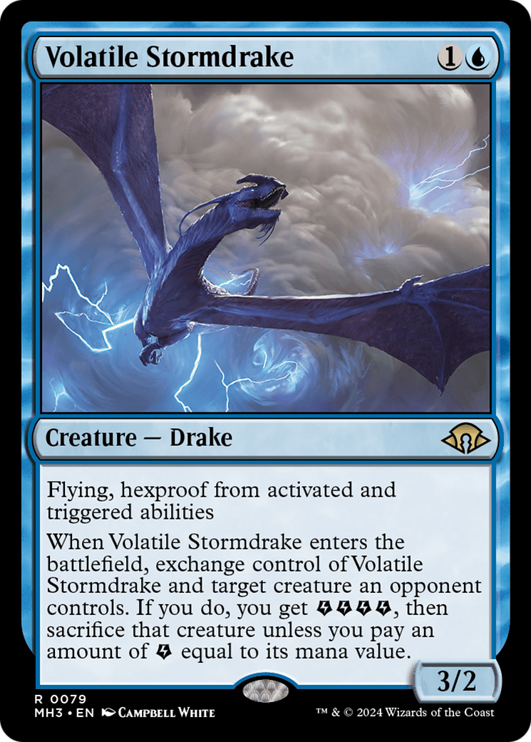 Volatile Stormdrake [Modern Horizons 3] | Anubis Games and Hobby