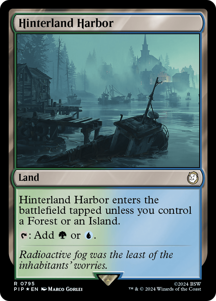 Hinterland Harbor (Surge Foil) [Fallout] | Anubis Games and Hobby