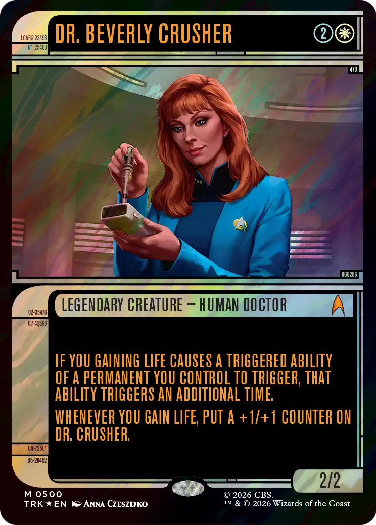 Dr. Beverly Crusher (Showcase) (Surge Foil) [Star Trek] | Anubis Games and Hobby