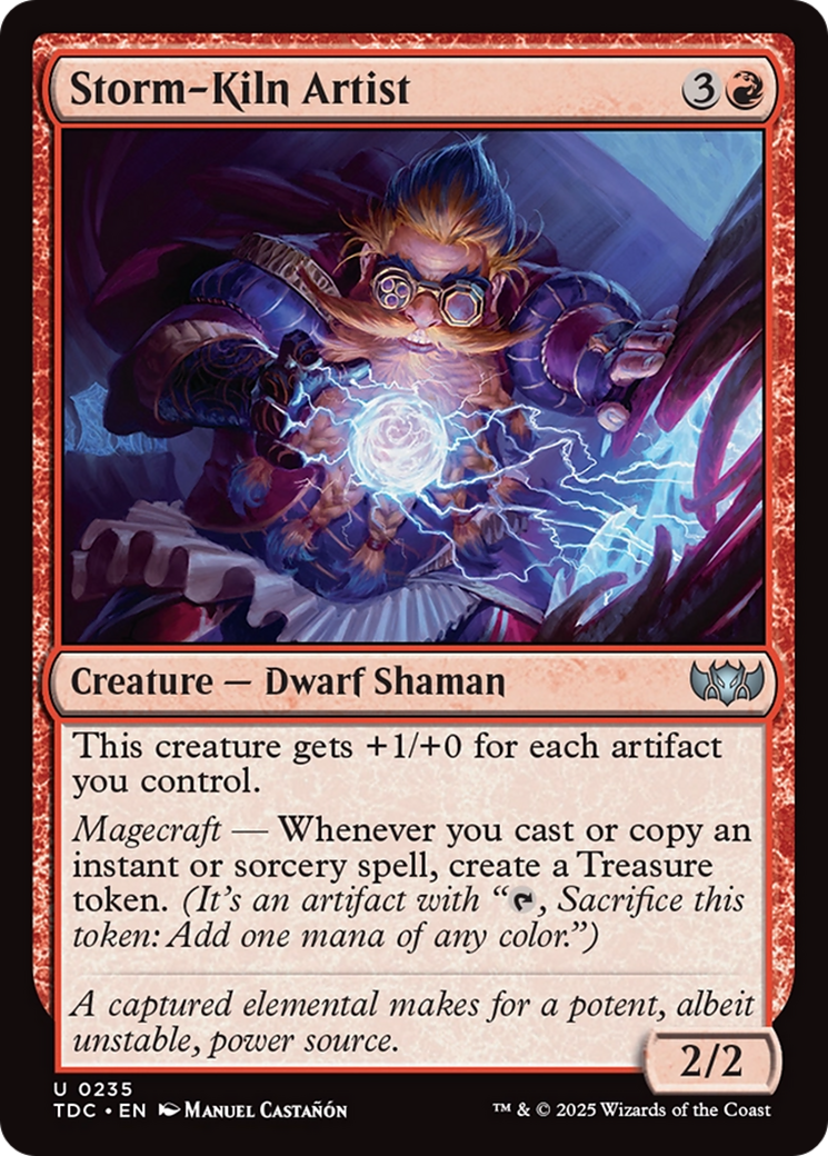 Storm-Kiln Artist [Tarkir: Dragonstorm Commander] | Anubis Games and Hobby