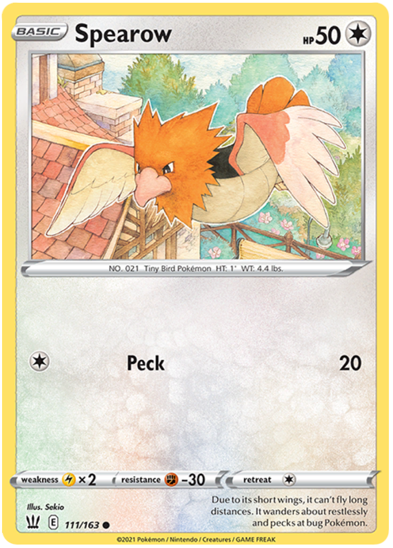 Spearow (111/163) [Sword & Shield: Battle Styles] | Anubis Games and Hobby