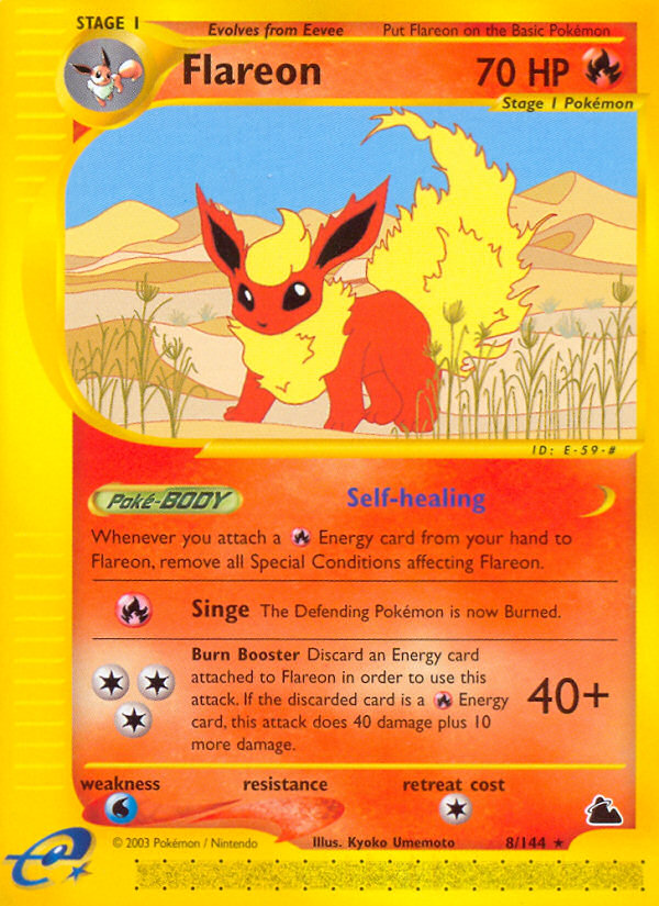 Flareon (8/144) [Skyridge] | Anubis Games and Hobby
