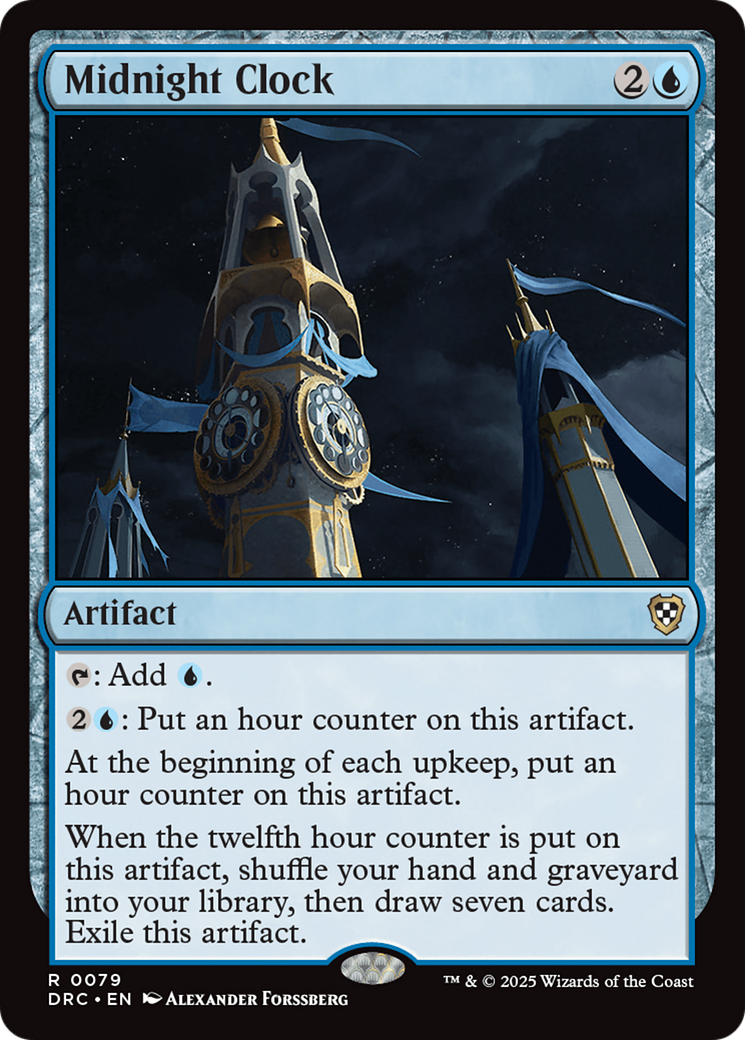 Midnight Clock [Aetherdrift Commander] | Anubis Games and Hobby