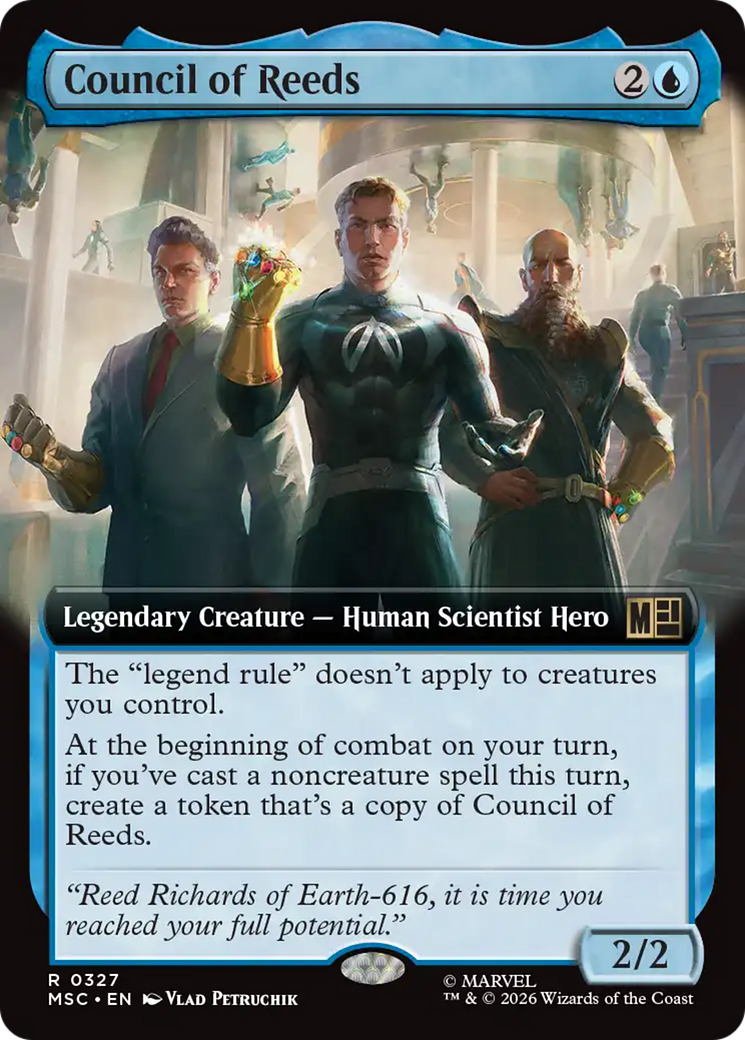 Council of Reeds (Extended Art) [Marvel Super Heroes Commander] | Anubis Games and Hobby