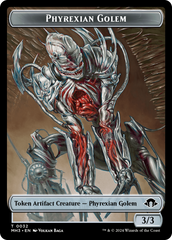 Servo // Phyrexian Golem Double-Sided Token [Modern Horizons 3 Tokens] | Anubis Games and Hobby