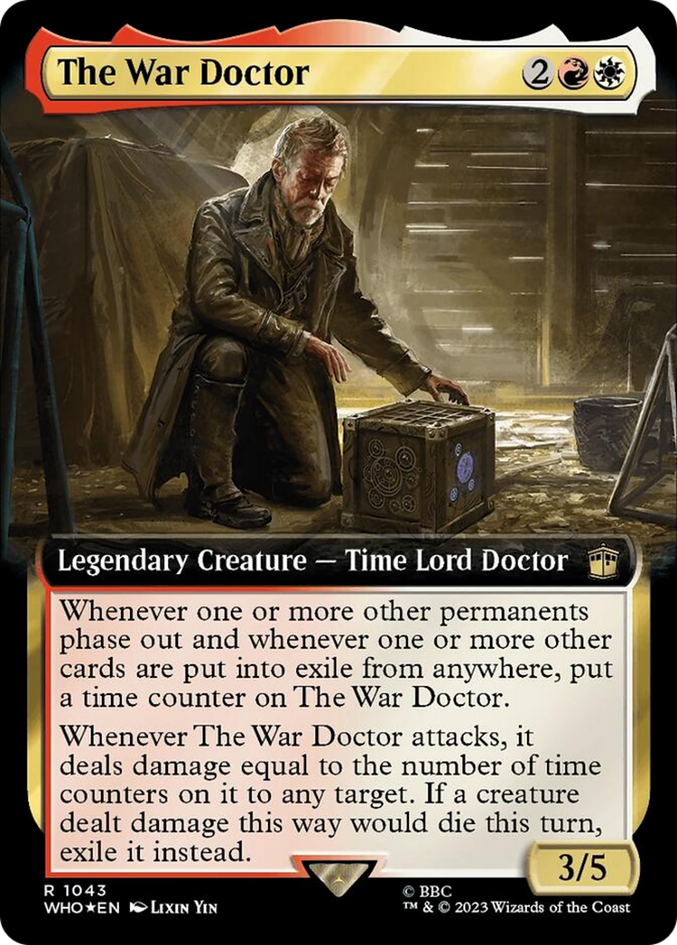 The War Doctor (Extended Art) (Surge Foil) [Doctor Who] | Anubis Games and Hobby