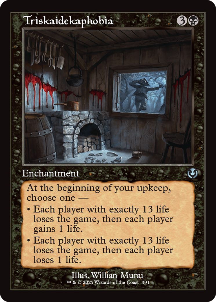 Triskaidekaphobia (Retro Frame) [Innistrad Remastered] | Anubis Games and Hobby